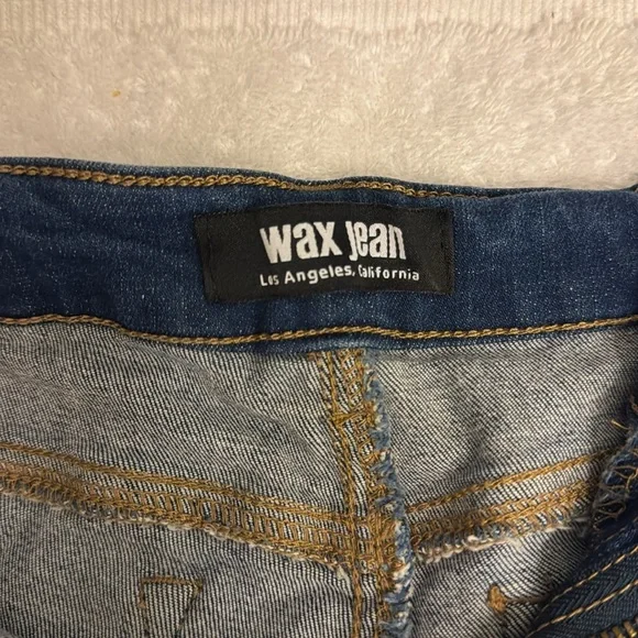 Wax Jean Short Shorts M - Picture 2 of 5